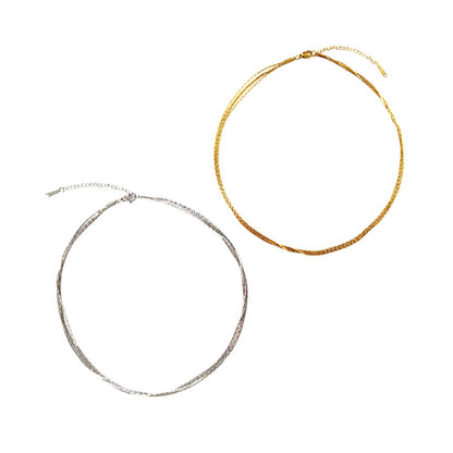 Multi-layer 18K Gold Plated Necklace