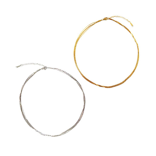 Multi-layer 18K Gold Plated Necklace