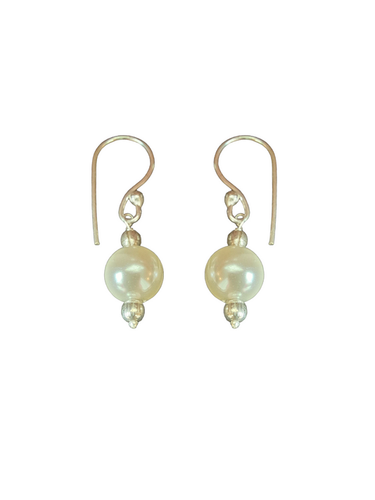 Mukta Pearl Hoop Earrings