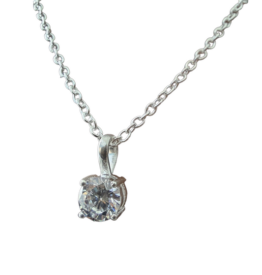 Cubic Zirconia Stone Pendant